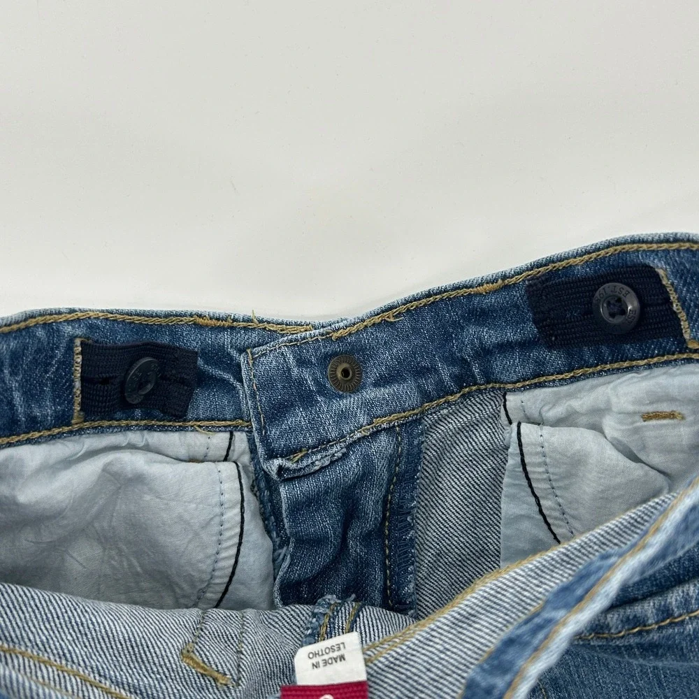 The Children's‎ Place Girls Size 6 Bootcut Stretch Jeans Medium Wash Denim Heart